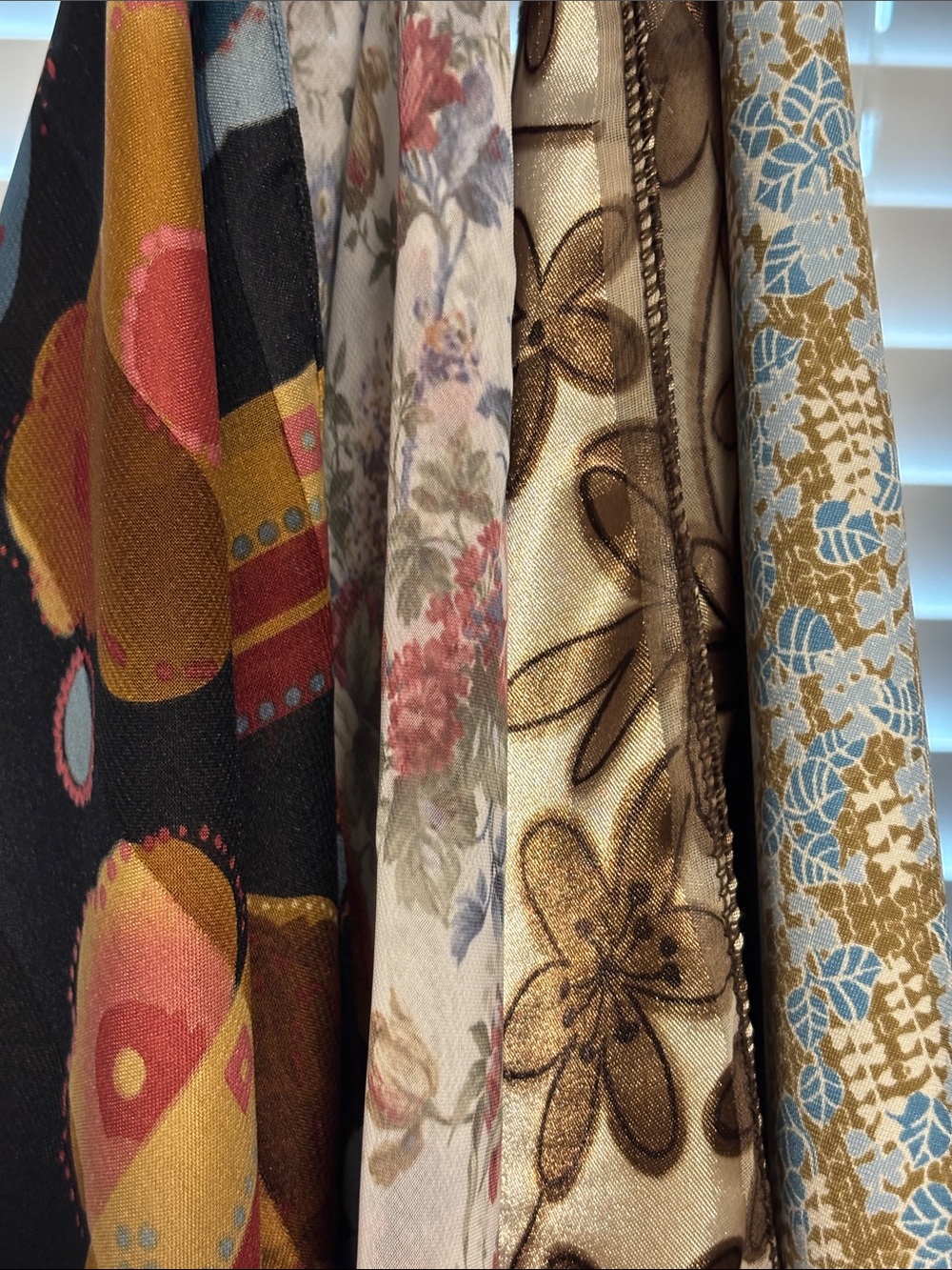 Vintage scarf bundle floral misc